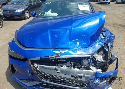 2019 Genesis G70 3.3T Advanced from USA, damaged, VIN KMTG34LE1KU040136